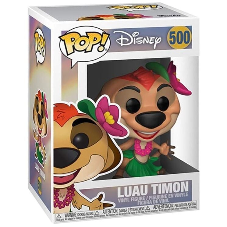 Figura Funko POP! de Timón de El Rey León con atuendo luau - 3
