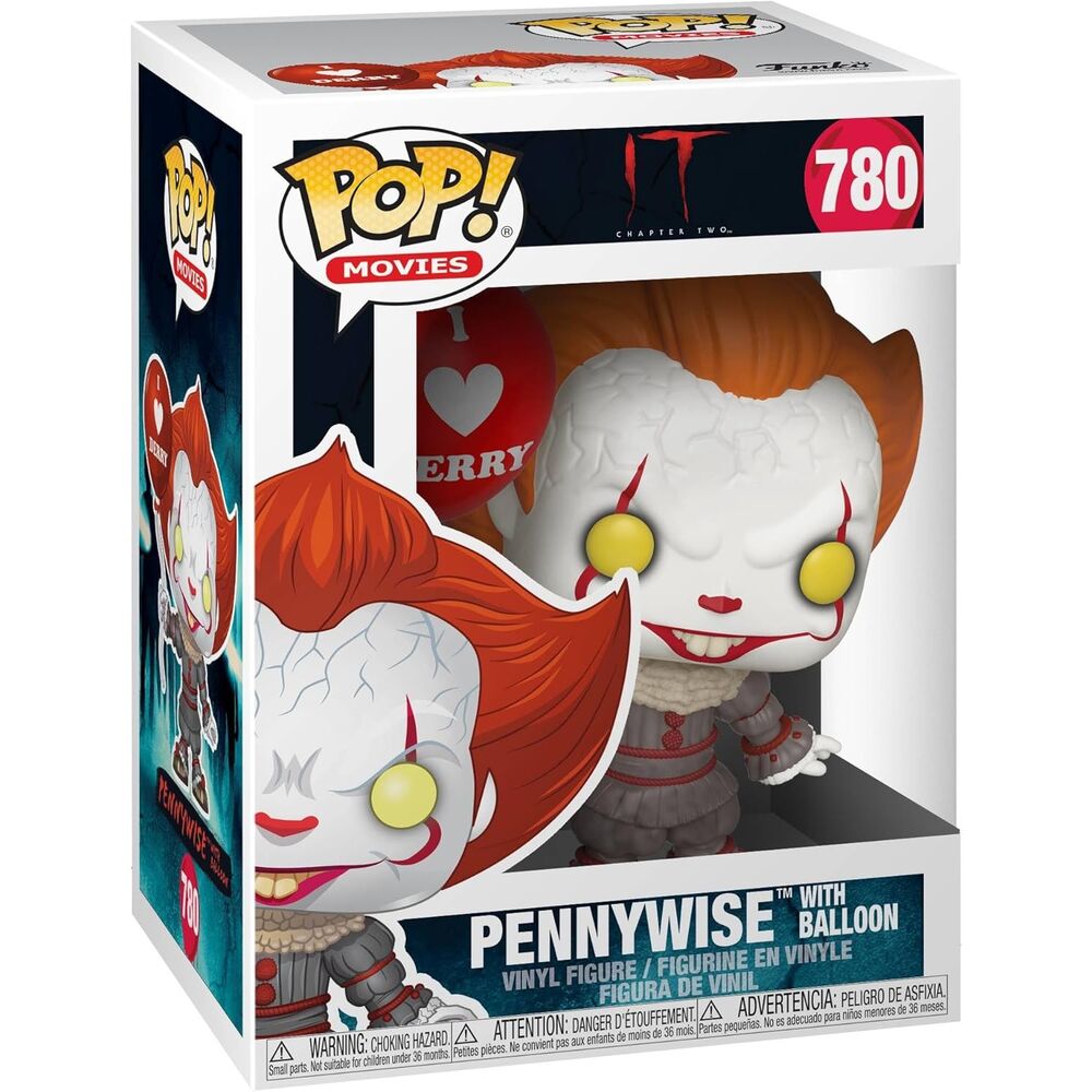 Figura Funko POP! de Pennywise de IT Chapter 2 con globo rojo - 2