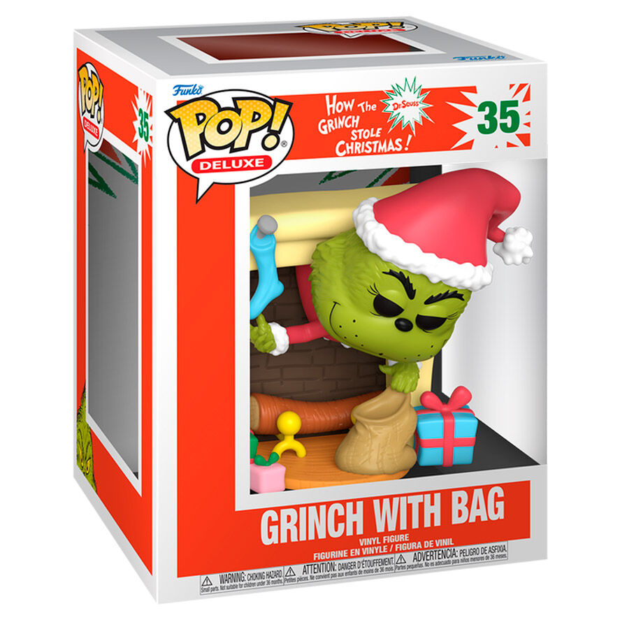Figura Funko POP! Deluxe de The Grinch con saco y regalos - 2
