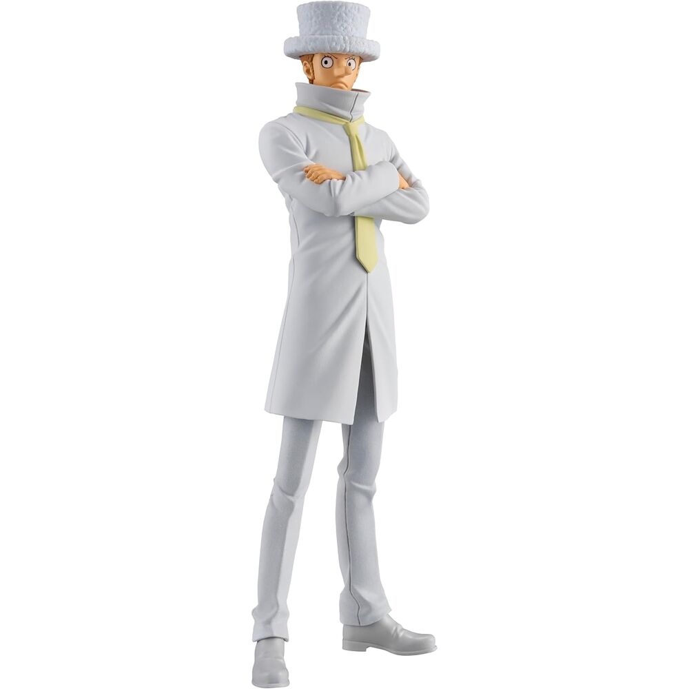 Figura de Kaku de One Piece Grandline Series con atuendo blanco