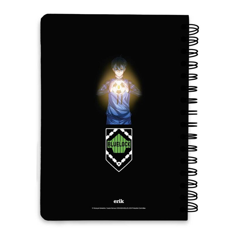 Cuaderno A5 Blue Lock ERIK con personajes y espiral - 2