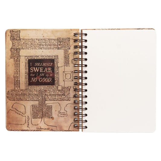 Cuaderno A5 Harry Potter con diseño del Mapa del Merodeador - 3