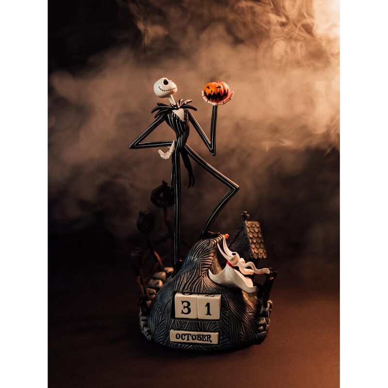 Calendario perpetuo 3D de Jack Skellington con Zero y calabazas - 5