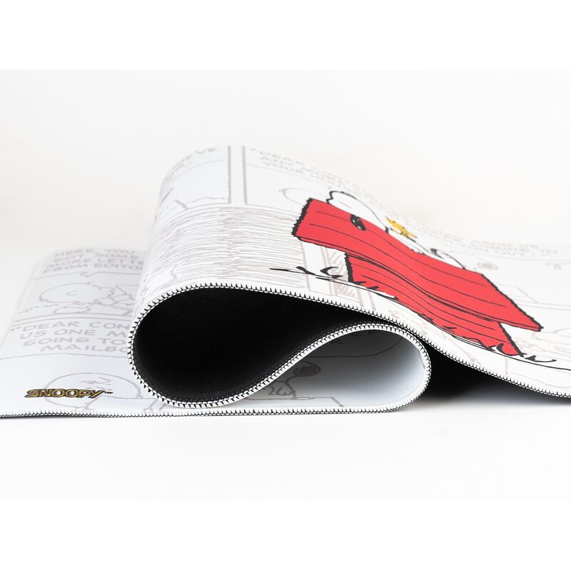 Alfombrilla gaming ERIK de Snoopy con viñetas y caseta roja - 5