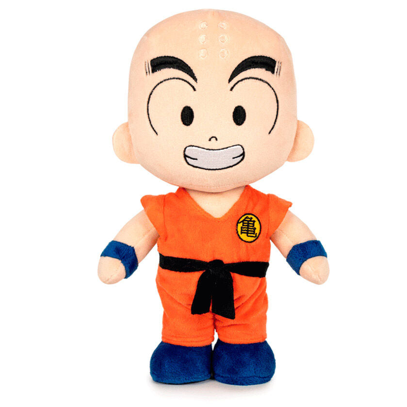 Peluche de Krillin de Dragon Ball con uniforme naranja