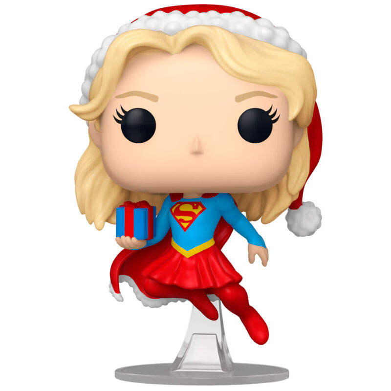 Figura Funko POP! de Supergirl Holiday DC Comics en caja - 2