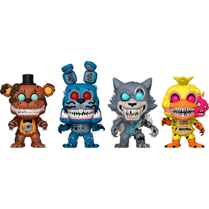 Blíster FUNKO POP! con cuatro figuras Twisted de Five Nights at Freddy’s - 2