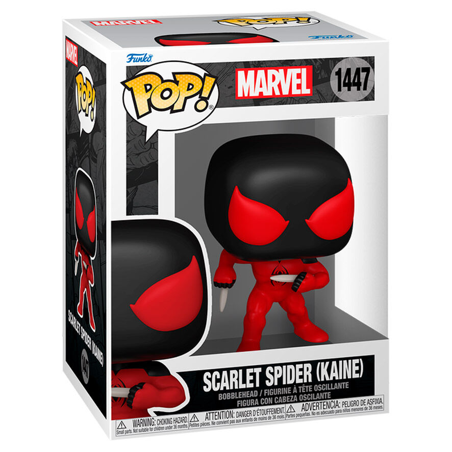 Figura Funko POP! de Scarlet Spider (Kaine) con traje rojo y negro - 2