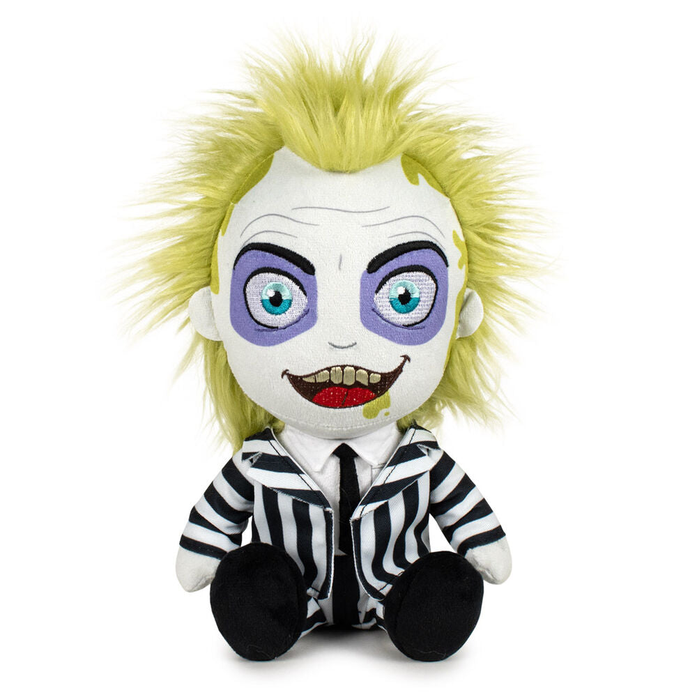 Peluche de Beetlejuice Bitelchús 2 con traje de rayas