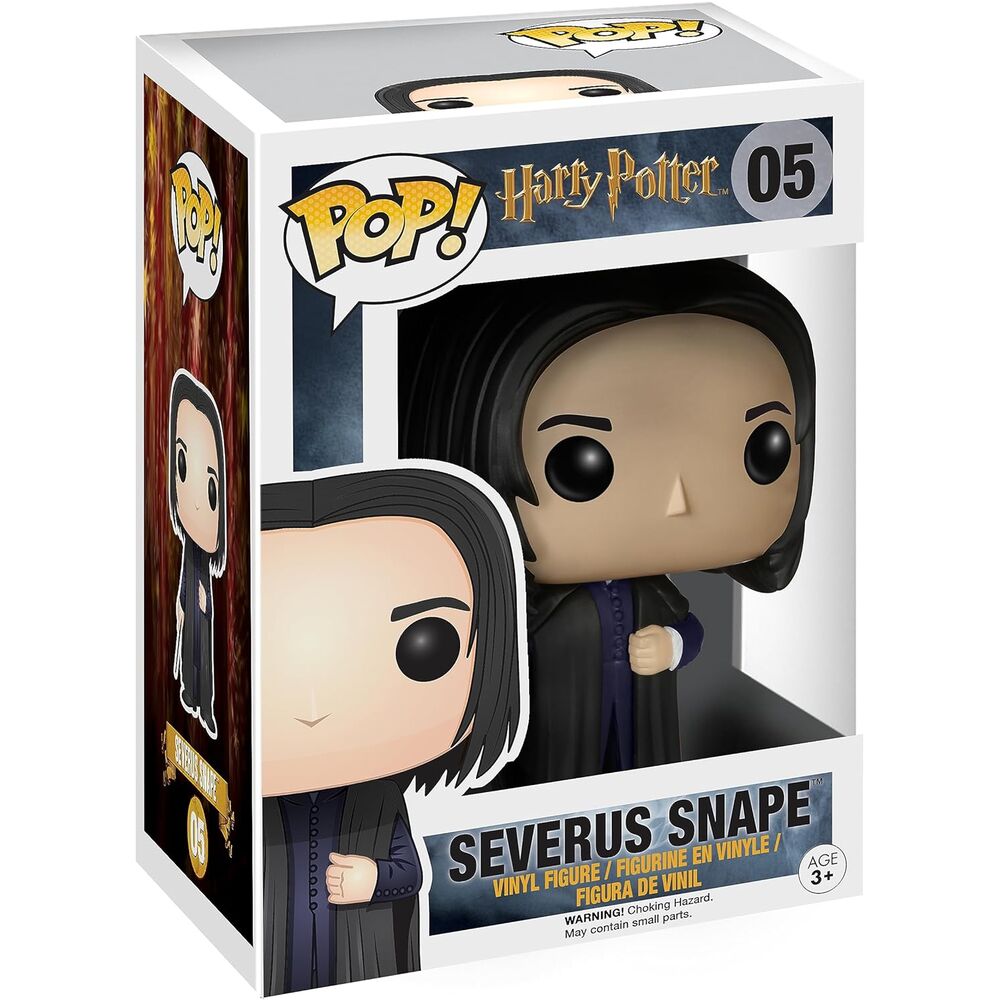 Figura FUNKO POP de Severus Snape con túnica negra y varita - 3