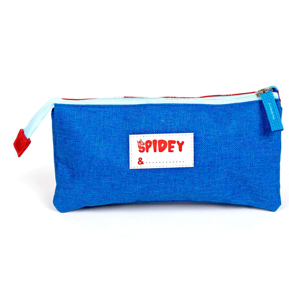 Portatodo triple Spidey Marvel rojo y azul de CERDÁ - 2