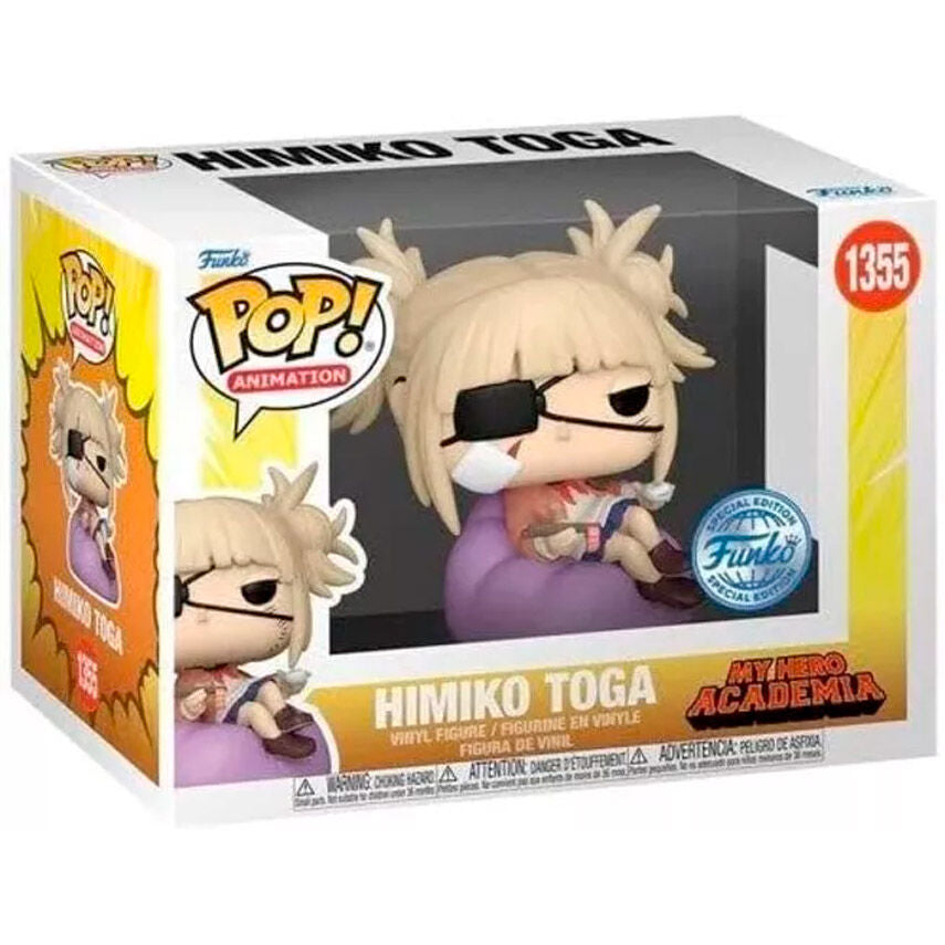Figura Funko POP! de Himiko Toga con parche ocular y base morada - 2