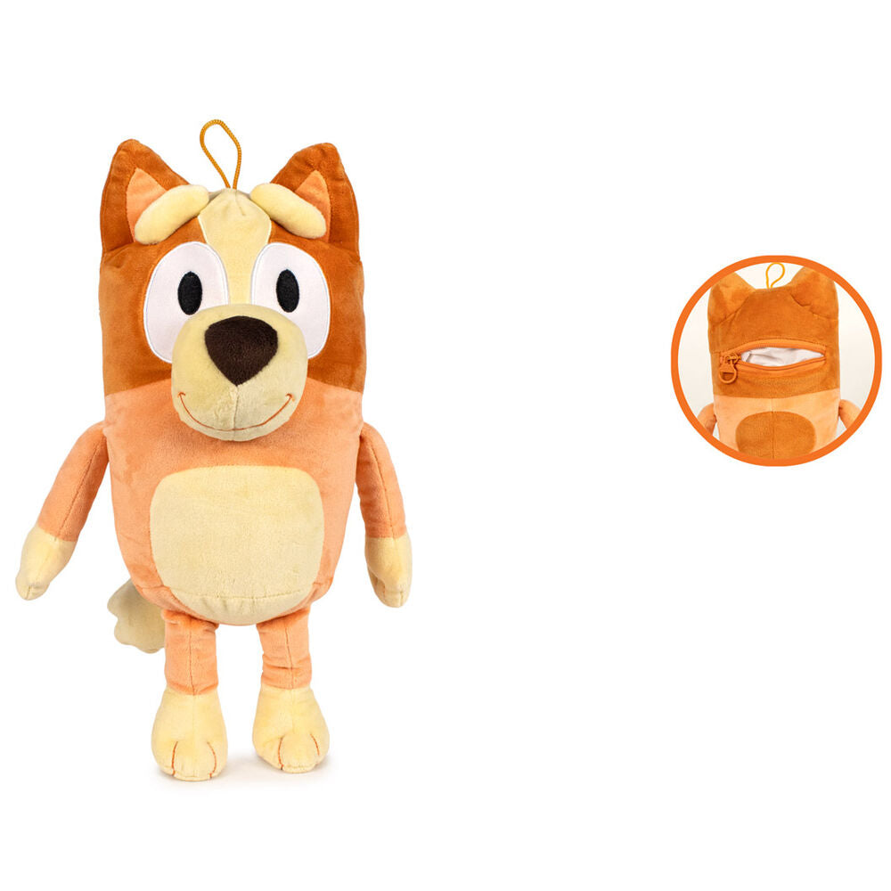 Peluche guarda pijama de Bingo de Bluey de 35 cm