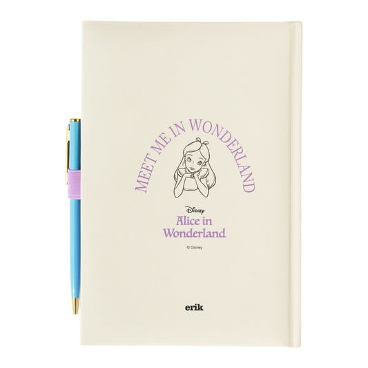 Cuaderno A5 Disney de Alicia en el País de las Maravillas con bolígrafo azul - 2