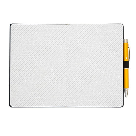 Cuaderno A5 Real Madrid azul marino con bolígrafo amarillo - 3