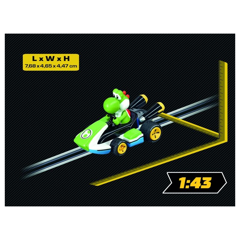 Coche de Yoshi de Mario Kart 9 a escala 1:43 - 2