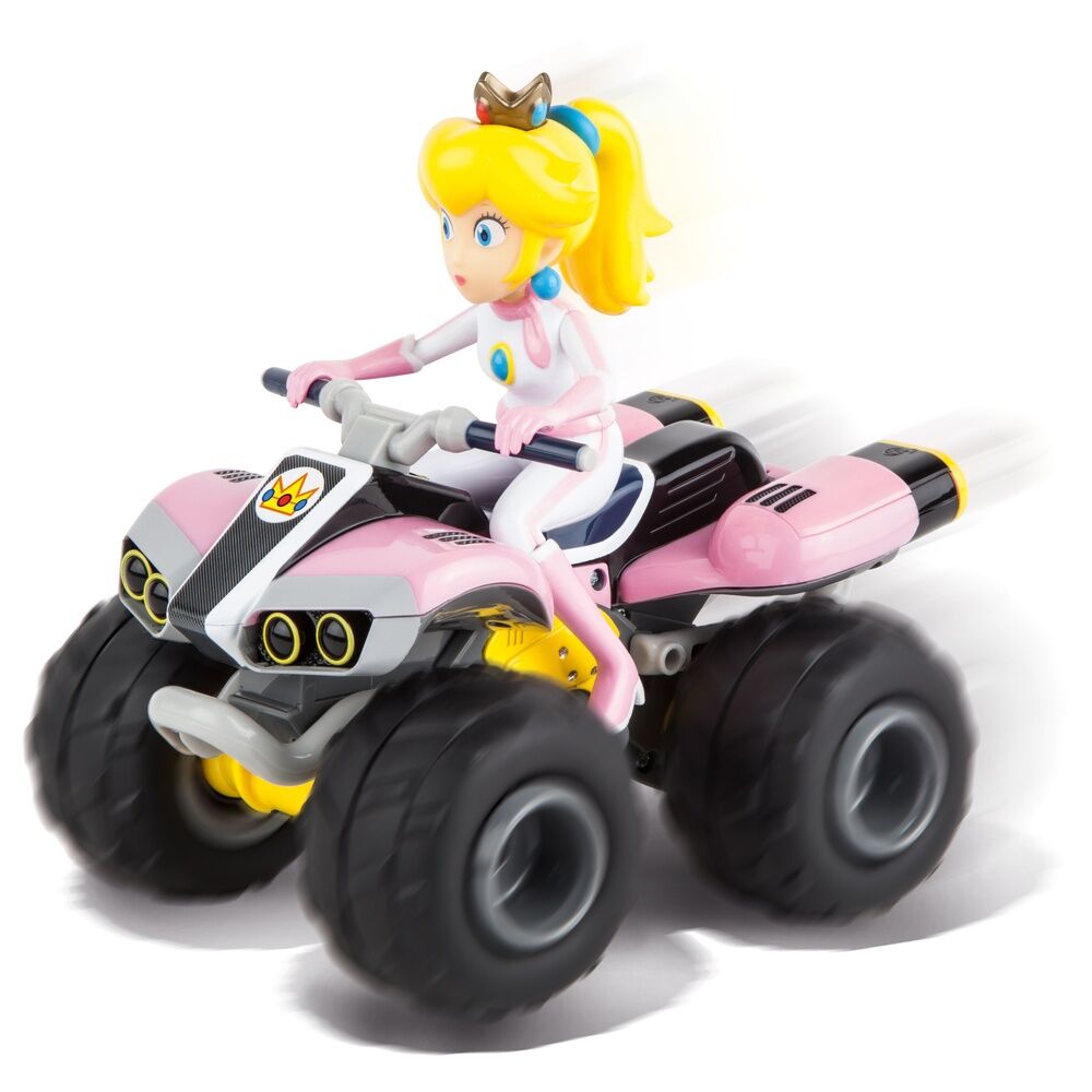 Quad teledirigido rosa de Peach de Mario Kart Carrera RC - 4