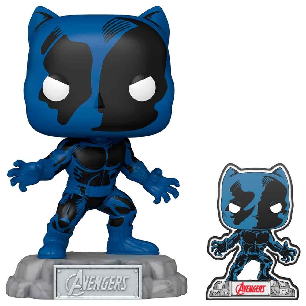 Figura Funko POP! Black Panther Avengers con pin - 2