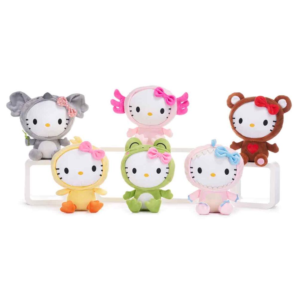 Peluche Hello Kitty Kingdom surtido con diseños de animales