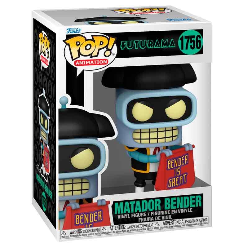 Figura Funko POP! de Bender de Futurama vestido de matador - 2