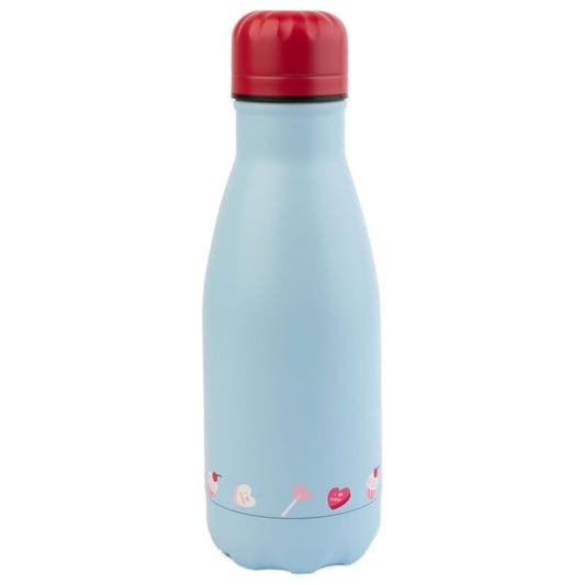 Botella azul Pusheen Purrfect Love de 260 ml con tapón rojo - 2