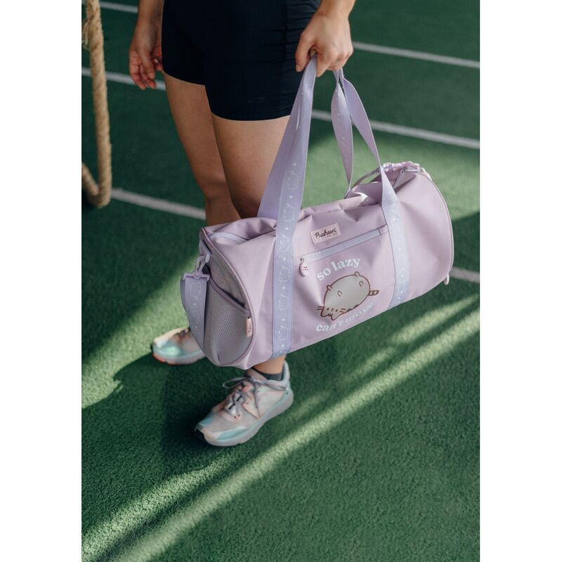 Bolsa de deporte lila Pusheen Moments con bolsillos y correa - 4