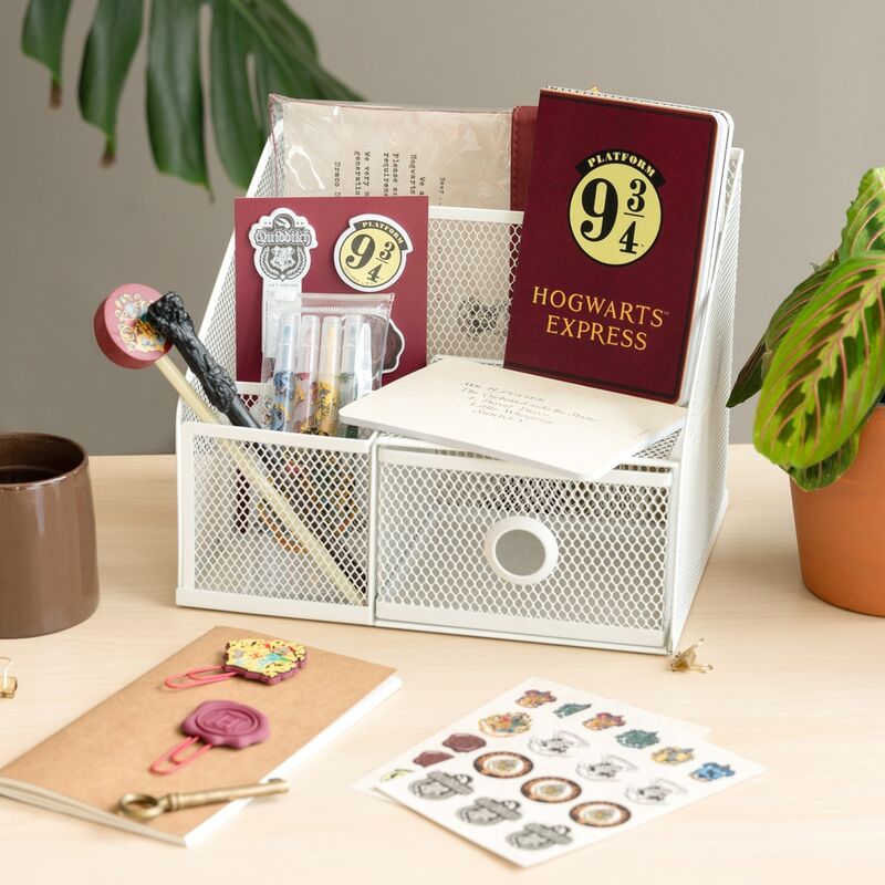 Set de papelería Harry Potter con cuadernos, subrayadores, pegatinas y portatodo - 3