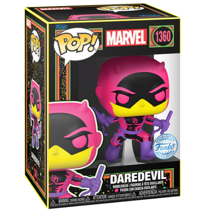 Figura Funko POP! Marvel Daredevil Exclusive multicolor sobre base - 2