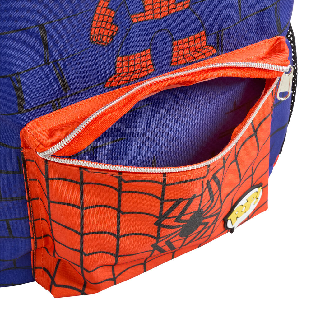 Mochila Loungefly de Spider-Man Marvel azul y roja con bolsillo frontal - 3