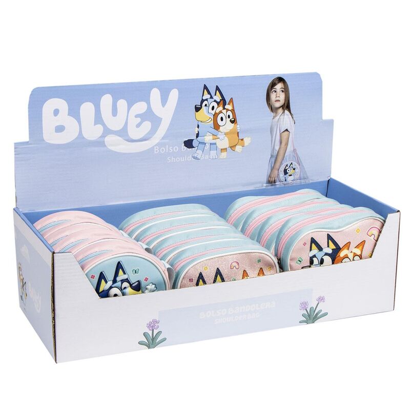 Bolso Bluey surtido con diseños de Bluey y Bingo