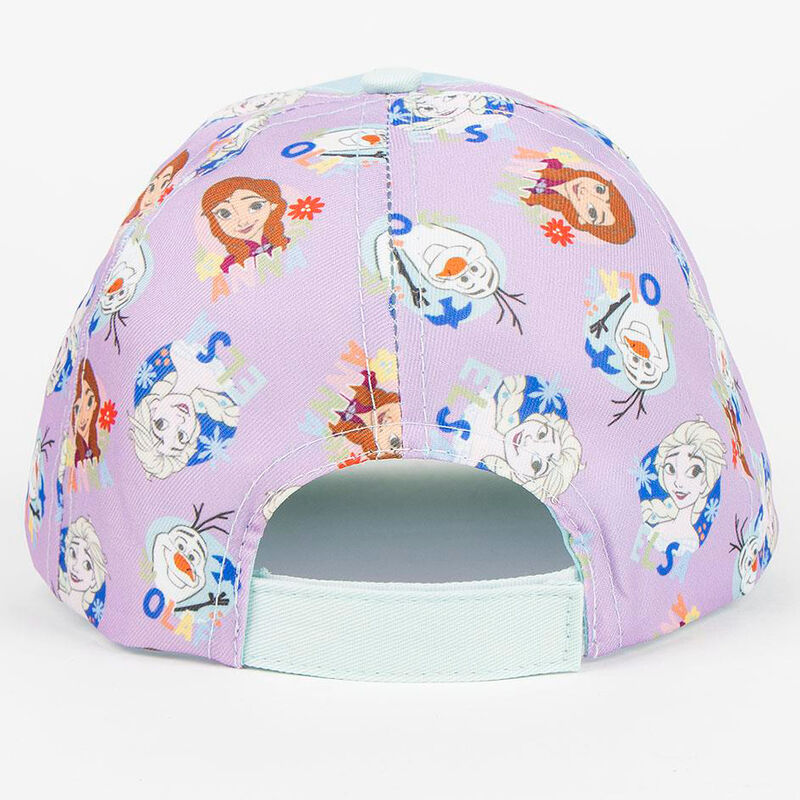 Gorra Frozen Disney azul claro con Elsa, Anna y Olaf - 2