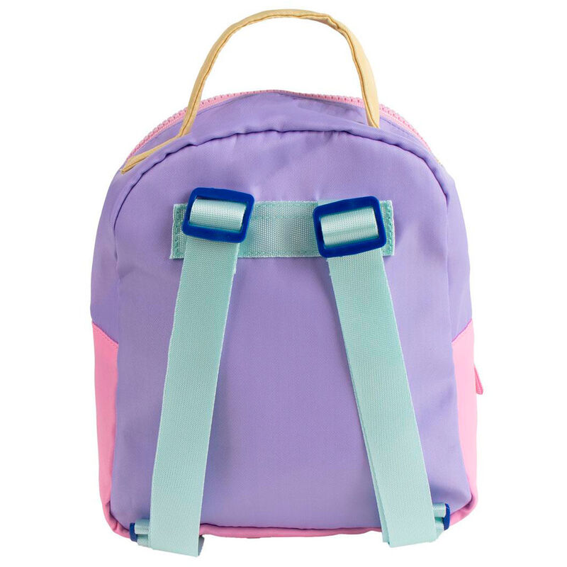 Mochila escolar rosa y lila de Stitch Disney con bolsillo frontal - 2