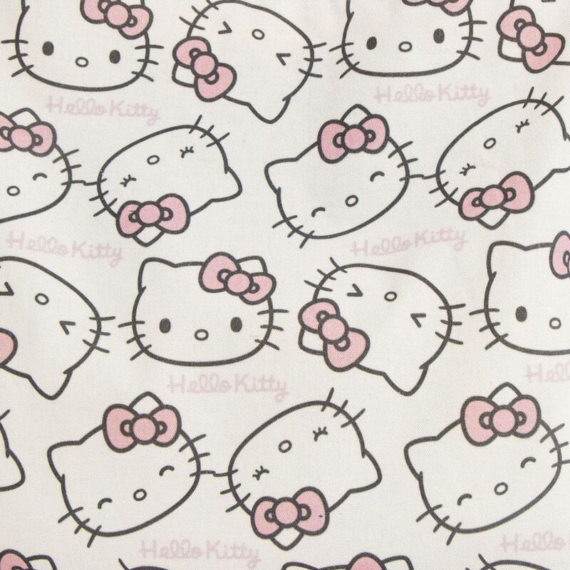 Bolsa shopping Hello Kitty con estampado de lazos rosas - 3