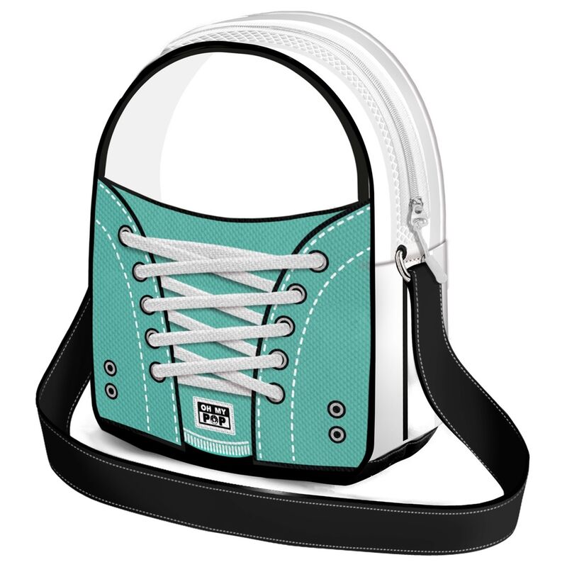 Bolso bandolera Sneakers Mint de Oh My Pop! en verde menta