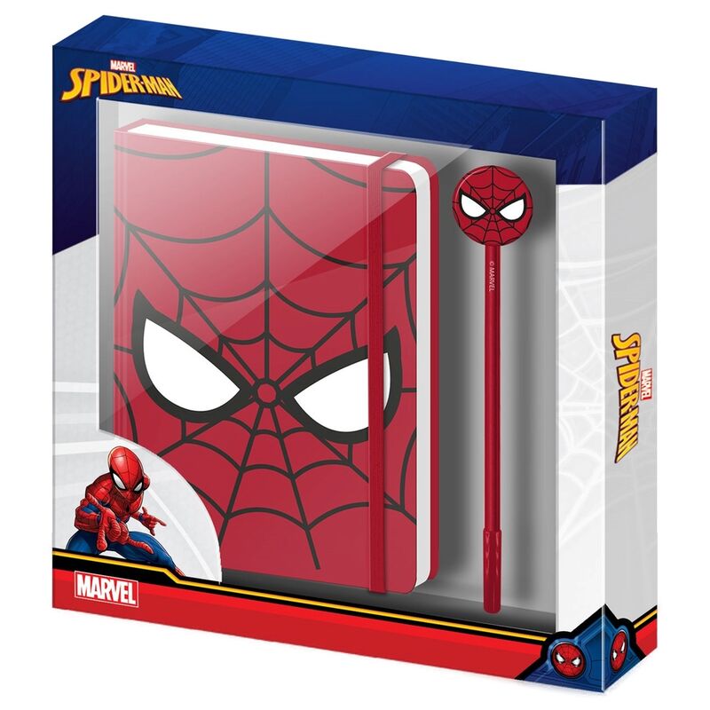 Set de diario y bolígrafo Spider-Man Marvel