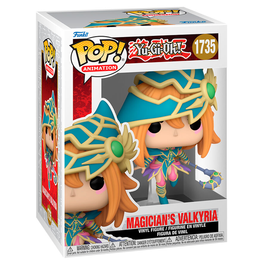 Figura Funko POP! Magicians Valkyria de Yu-Gi-Oh! con sombrero turquesa y varita - 2