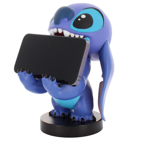Soporte Cable Guy de Stitch Disney sobre base negra - 5
