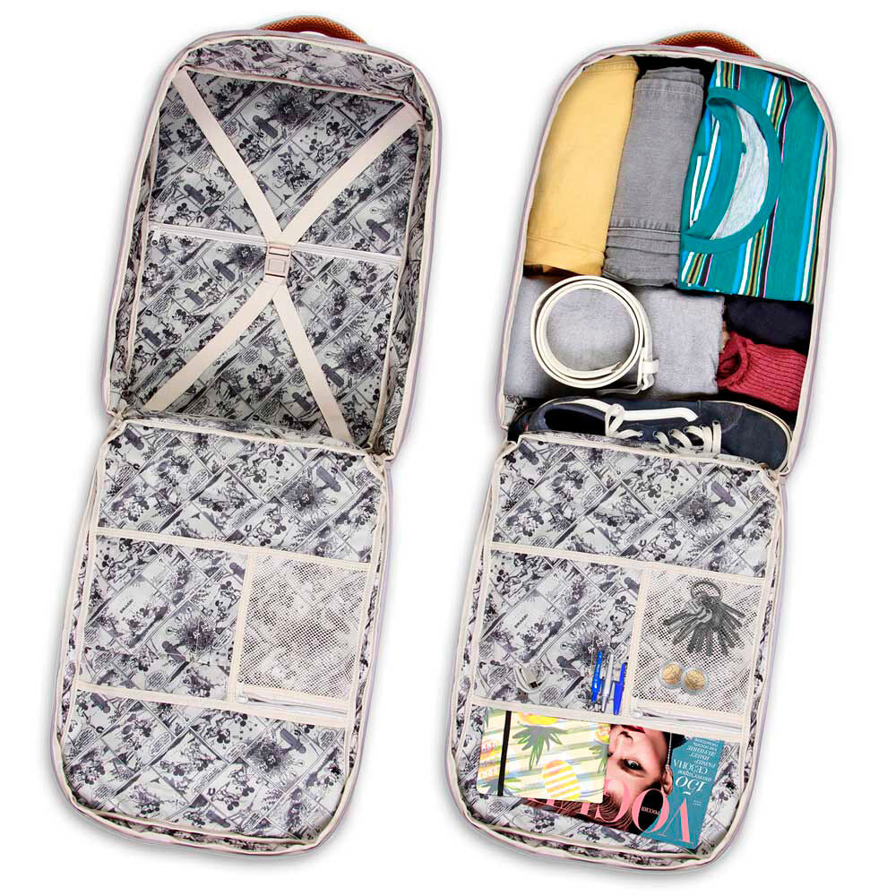 Mochila gris de Mickey Disney con varios compartimentos - 5
