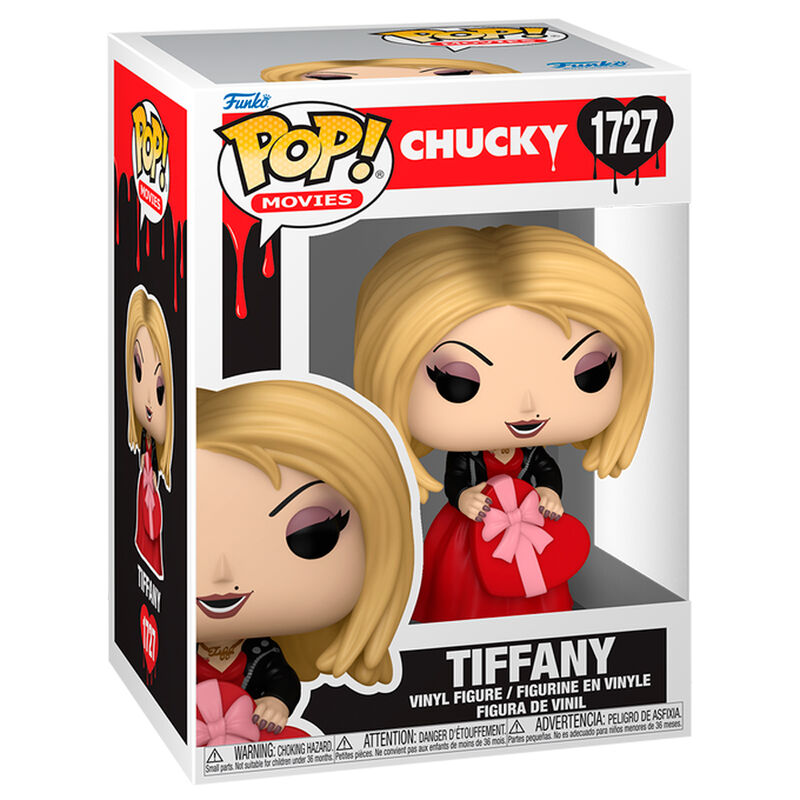 Figura Funko POP! de Tiffany de Chucky con vestido rojo y corazón - 2