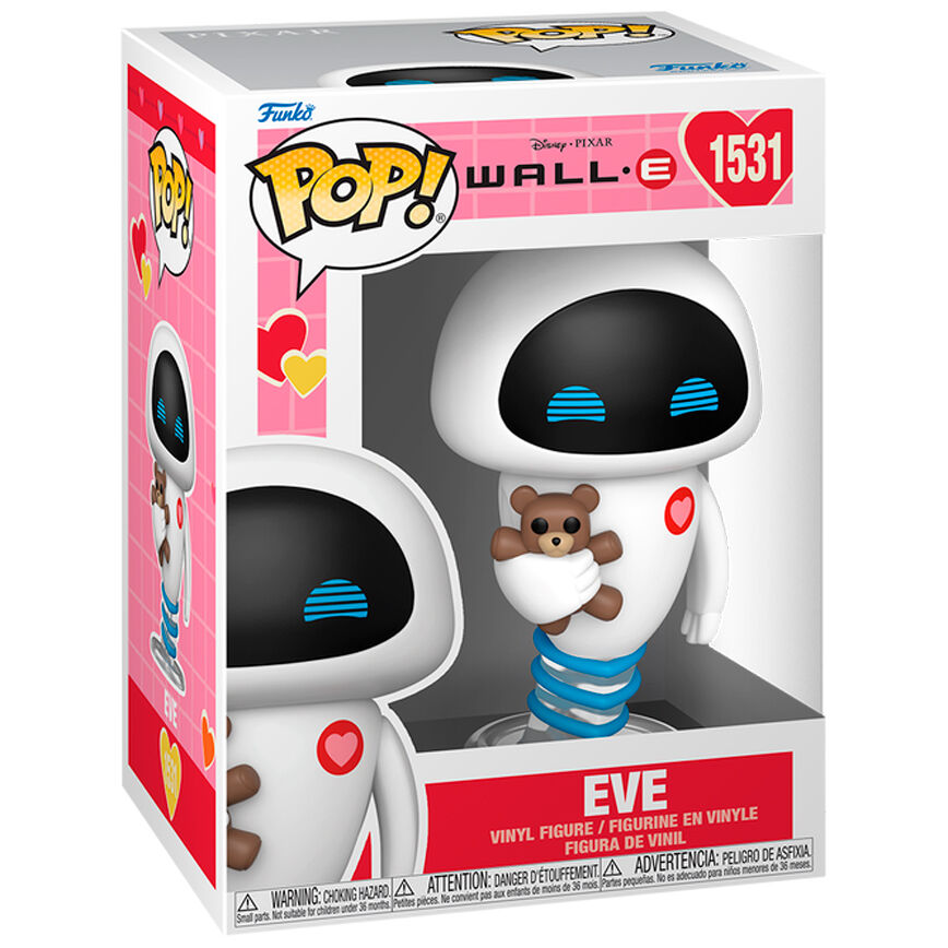 Figura Funko POP! de Eve de WALL-E con oso de peluche - 2