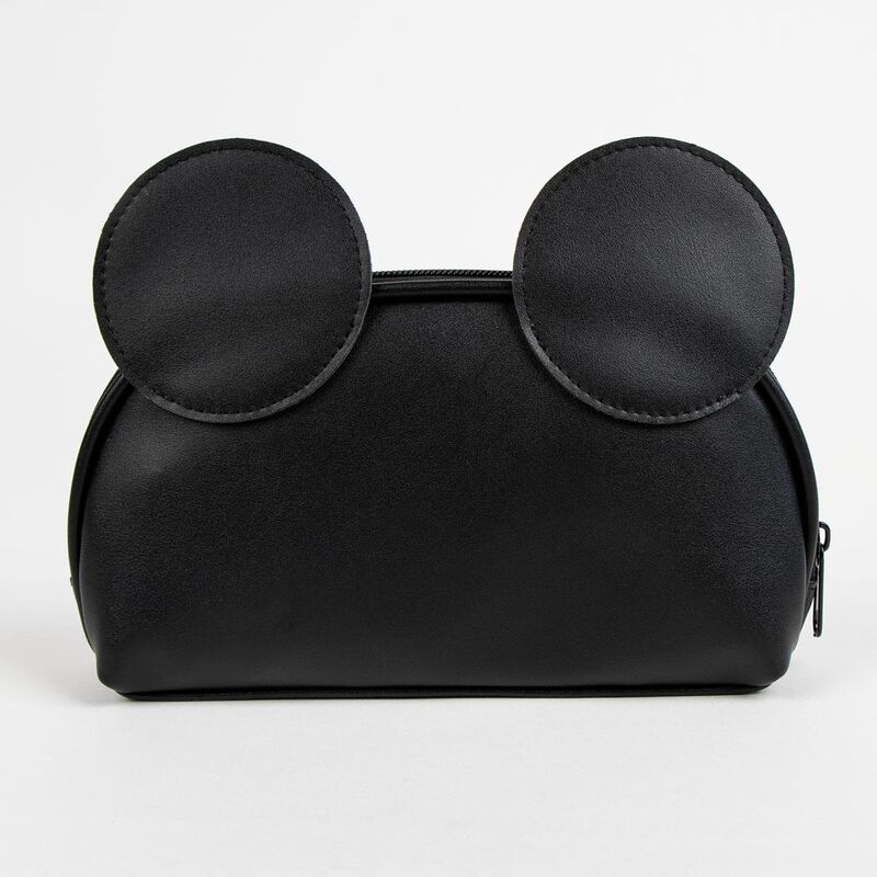 Neceser negro de Mickey Disney con orejas y rostro blanco - 4
