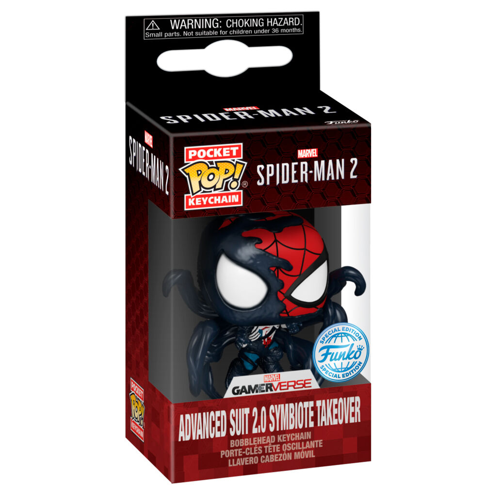 Llavero Funko Pocket POP! de Spider-Man con diseño Symbiote Takeover - 2