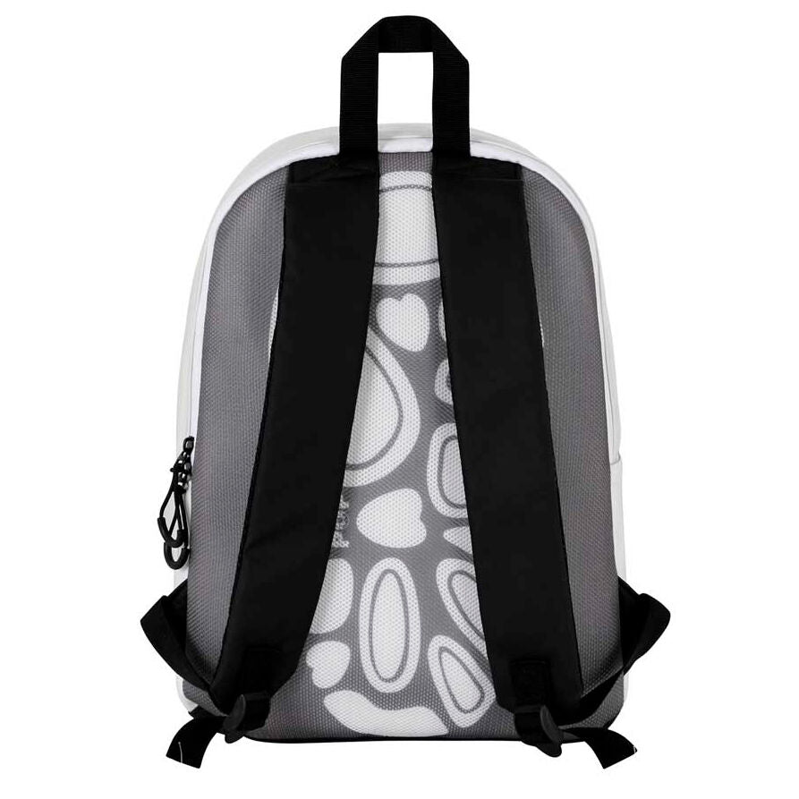 Mochila Sneakers Black Oh My Pop! en blanco y negro - 4