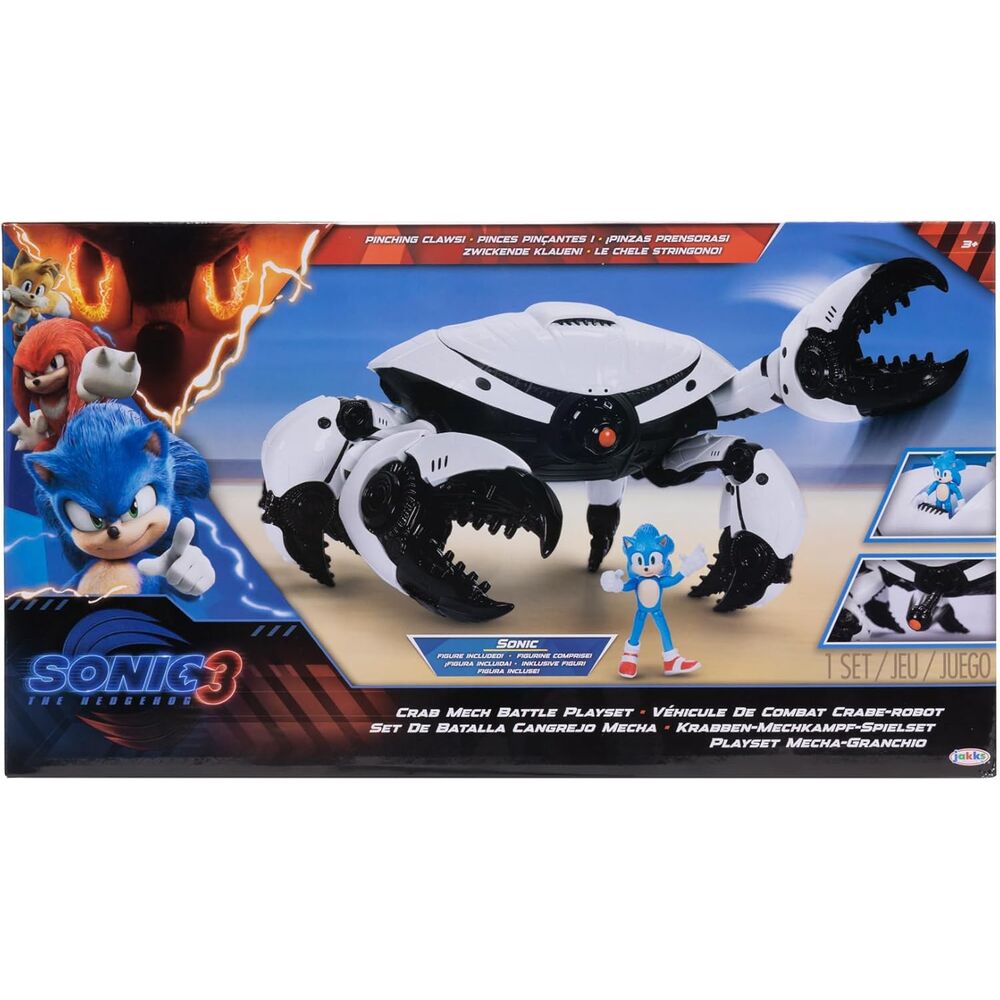 Playset Crab Mech Battle Sonic 3 con figura de Sonic - 4