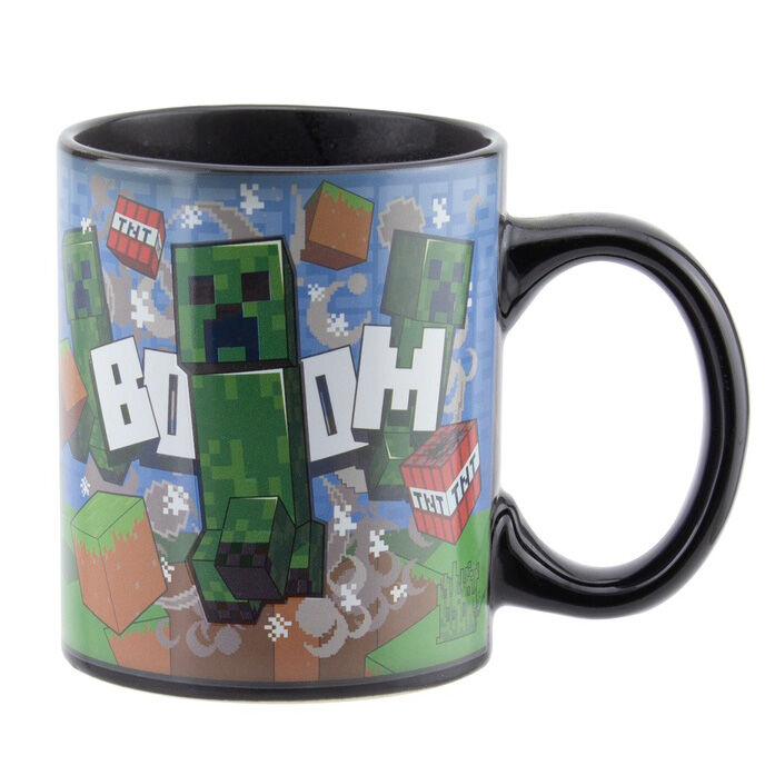 Taza de cerámica Creeper de Minecraft con diseño de TNT