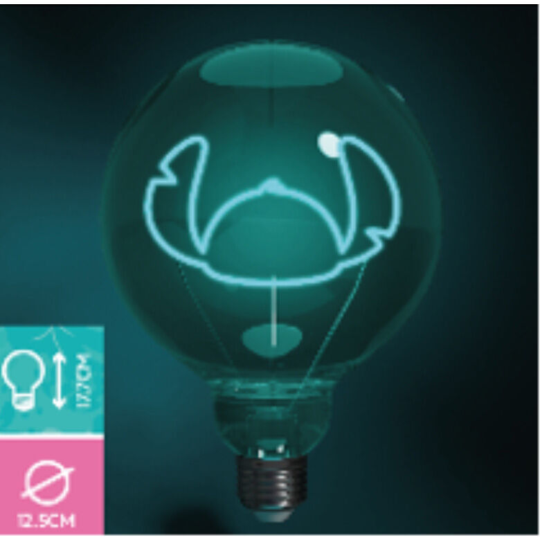 Bombilla LED Neon Disney Stitch con casquillo E27