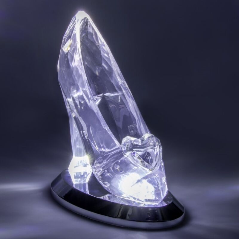 Lámpara 3D PALADONE con forma de zapato de cristal facetado - 2
