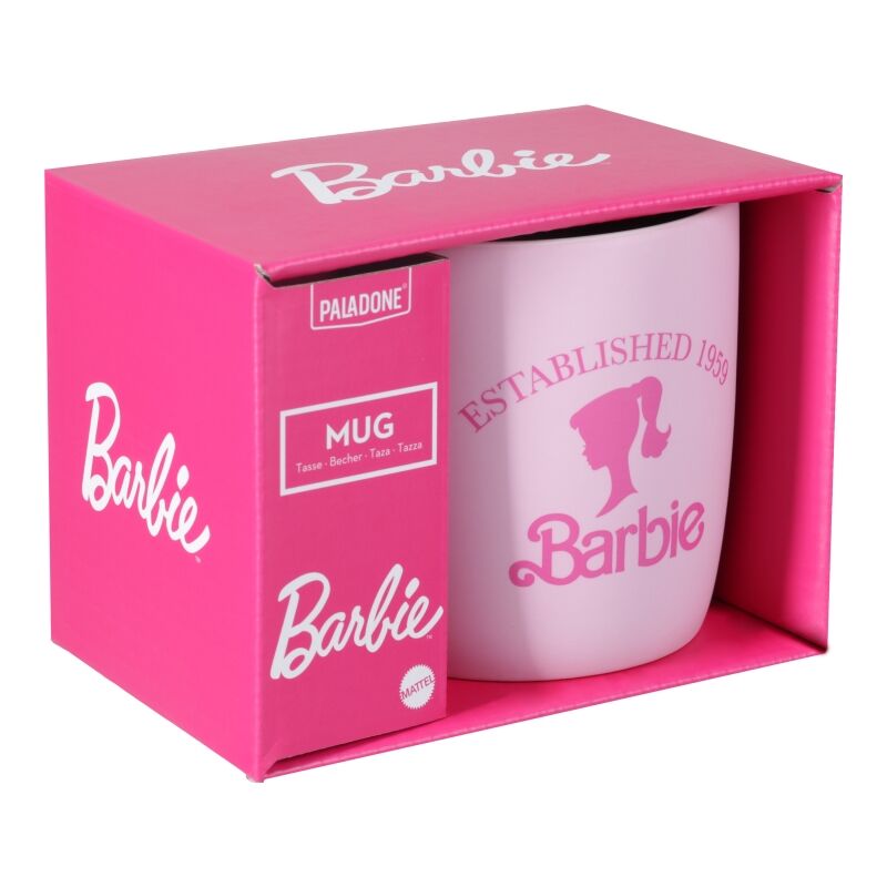 Taza de cerámica rosa Barbie de 400 ml con asa - 3
