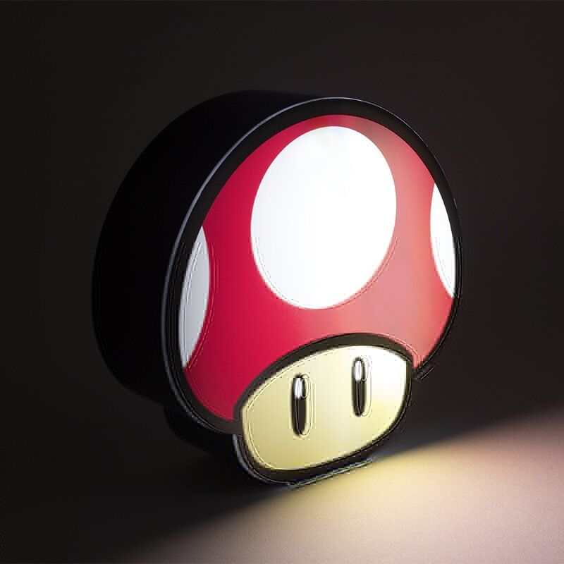 Lámpara Mushroom de Super Mario Bros roja y blanca - 5
