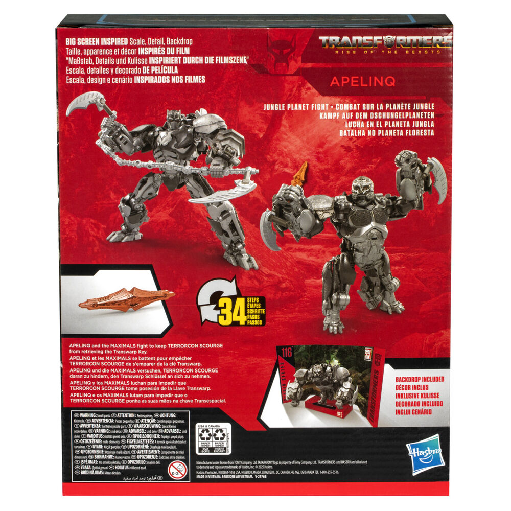 Figura Transformers Studio Series Apeling en modo robot simio - 5